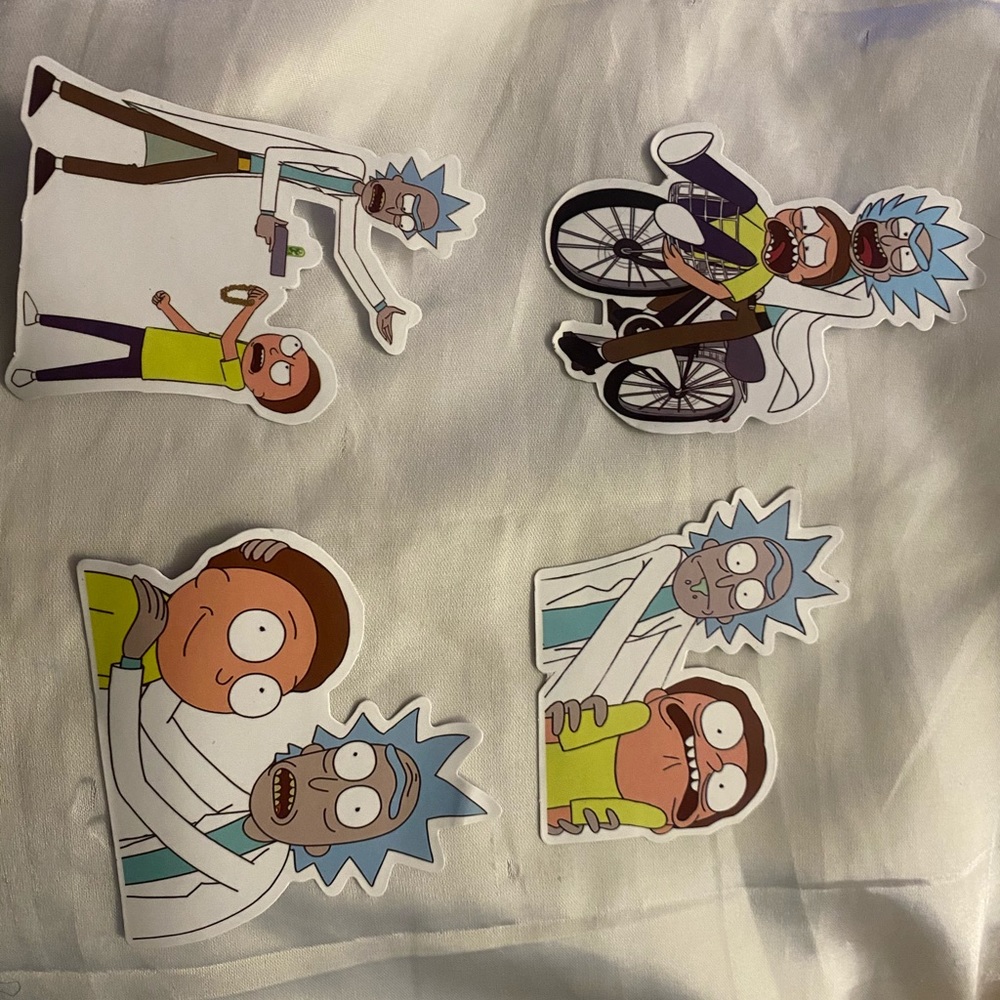 10 Rick and Morty Stickers
